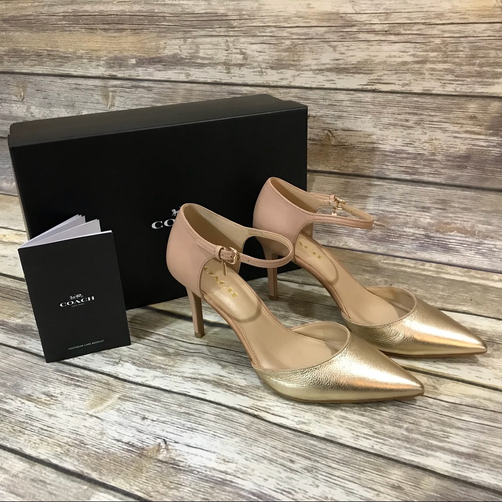 Coach Seline d’Orsay Heels in Platinum - 8.5